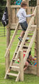 Premium Treppe mit Handlauf für kleine Kinder Holztreppe für Spielhaus Spielturm