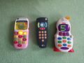 Fisher Price, Vtech Kinder Handy, Telefon u. Fernbedienung, batteriebetrieben 