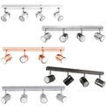 4 Wege Decken Strahler verstellbar Küchen Bar Spot Leuchte LED GU10 Leuchtmittel Lampe