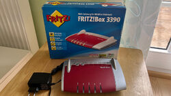 AVM FRITZ!Box 3390 (VDSL/ADSL, Dual-WLAN N mit 2 x 450 MBit/s) mit Netzteil