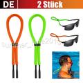 2x schwimmfähiges Brillenband Tube-Endstück Sportband Brillenkordel Wassersport