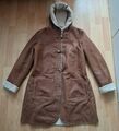 NEU / Heine by Peter Hahn Damen LammfelI Jacke Mantel Gr. 42 Braun Shearling