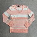 TOMMY HILFIGER Damen Pullover Gr M Strickpullover Pima Cotton Sweater 22013 Rosa