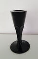 Moser, kleine ovale Vase signiert, dunkelviolett, H 10,5 cm, oben 7 x 4,4 cm