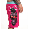 Sullen Clothing Badehose - Pineapple Paradise Board Shorts Totenschädel Annanas