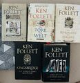 5 Bücher Ken Follett Säulen Der Erde 4 Bände Und Never Top Zustand! Gebunden HC