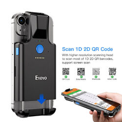 Eyoyo Bluetooth Android Barcode-Scanner Back Clip Wireless 2D QR Code Scanner