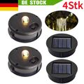 4 Stück Solarleuchten Ersatz Top Solarpanel Latern mit LED Leuchtmitteln Neu