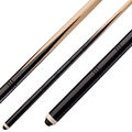 2x Billiard Billard Pool Cue Kö Queue STANDARD 92 cm einteilig Holz Kinderqueue