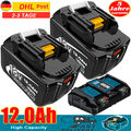 2X Original 18V 6.0Ah 12.0Ah Akku Für Makita BL1850 BL1830 BL1860B /Ladegerät DP