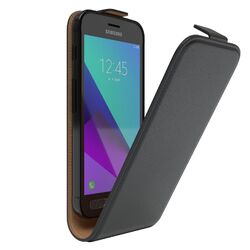 Tasche für Samsung Galaxy Xcover 4 / 4s Flipcase Schutzhülle Handytasche Schwarz