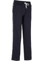 Sweathose mit Statement-Druck Gr. 36/38 Dunkelblau Damen Hose Sport-Pants Neu*