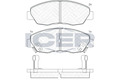 Icer 181329 Bremsklötze Bremsklotz System Akebono für Honda Civic VI 00-00