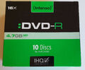 Intenso DVD-R  4,9GB/120min, 10 Discs Slimcase