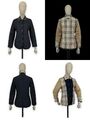 Damen BURBERRY LONDON Nova Check Stepp Druckknöpfe Mantel Trench Jacke GR 40