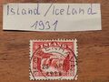 Briefmarke Alt Old Stamp  Island Iceland 1931