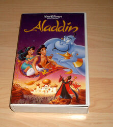 VHS Film - Walt Disneys Meisterwerke - Aladdin - Zeichentrick - Videokassette