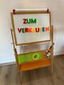 Kinder Schultafel 2 In 1 Magnettafel+Schreibtafel, Malrolle, ABC+gratis