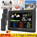 Wetterstation Digital Funk Thermometer Hygrometer mit 3 Innen Außen Sensor DHL