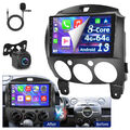 4+64GB Android 13 Carplay Autoradio Für Mazda 2 2007-2014 GPS Navi WIFI FM RDS