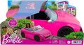 Barbie Cabrio 2-Sitzer Fahrzeug, rosa Auto mit Rollrädern HBT92 