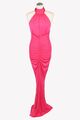 Pinko Damen Kleid Gr. 38 (M) Rosa Viskose Bleistiftkleid Etuikleid Dress