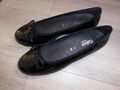 Gabor Damenschuhe comfort Lackleder Schuhe mit Schleifendetail Gr. 8,5