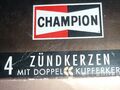 1 Satz = 4 Stück original Champion L86CC Zündkerzen set of spark plugs NEU NOS