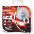 2x OSRAM H7 Night Breaker LASER Next Generation 150% m Helligkeit Power DUO BOX