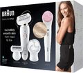 Braun Silk-épil 9 Flex 9100 Beauty-Set – Epilierer für Frauen mit flexiblem Kopf