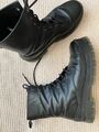 Cinque, Boots, Schnürstiefelette, Leder, Gr. 41, schwarz