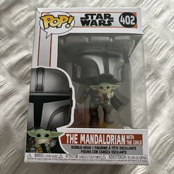 Star Wars Funko Pop - The Mandalorian With The Child #402