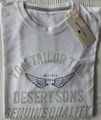 Tom Tailor Herren T-Shirt weiß Gr. S mit Frontprint