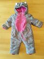 Winteranzug 2 Overalls Gr. 74 und Gr. 80 Mädchen Baby Paket