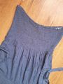 Toller Bandeau Jumpsuit Overall Strand Einteiler Playsuit Shorts Blau Gr.S/M