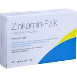 3x ZINKAMIN Falk 15 mg Hartkapseln 100 St PZN: 7331378