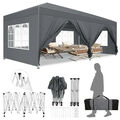 Pavillon Faltpavillon 3x3m 3x6m Partyzelt Pavillion Pop-Up Wasserdicht UV-Schutz