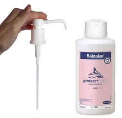 Baktolan protect+ pure Lotion 350 ml Paul Hartmann AG + Dosierpumpe 500 ml 