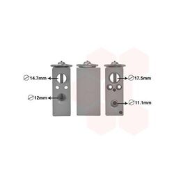 1x Expansionsventil, Klimaanlage VAN WEZEL 43011700 passend für RENAULT