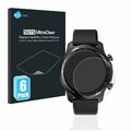 6x Folie für Mobvoi Ticwatch Pro 3 Ultra GPS Schutzfolie Displayschutz Display