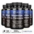 Magnesium-L-Threonat 2000mg–Gehirngesundheit,Unterstützt Gedächtnis & Kognitive