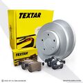 Textar Bremsenset hinten Bremsscheiben + Bremsbeläge für TOYOTA Yaris