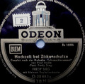 FREDY SIEG "Da draußen an der Panke / Hochzeit bei Zickenschulze" Odeon 78rpm