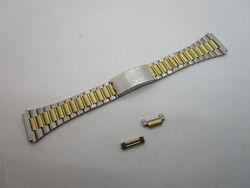 NSA Certina  DS-N2 two-tone Bracelet Uhrenband Faltschließe Stahl/Gold NOS