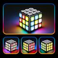 Zauberwürfel LED 7,6x7,6x7,6cm speedcube magic cube mit Licht & Musik Spielzeug