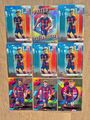 Topps Finest UCC 2023-24 - FC Barcelona 6 Insert + 3 Refractor Cards Lot