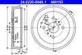 2x ATE Bremstrommel 24.0220-0046.1 für TOYOTA PEUGEOT CITROËN AYGO C1 KGB10_ GPL