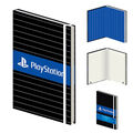 Playstation - Pinstripe - Notizbuch A5, Notebook - 15x21 cm