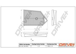 DR!VE+ LUFTFILTER FILTEREINSATZ passend für FORD FIESTA PUMA | DP1110.10.0791