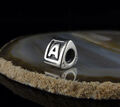 Pandora Charm Bead ALE 925 Silber schlichtes Design mit Buchstabe A